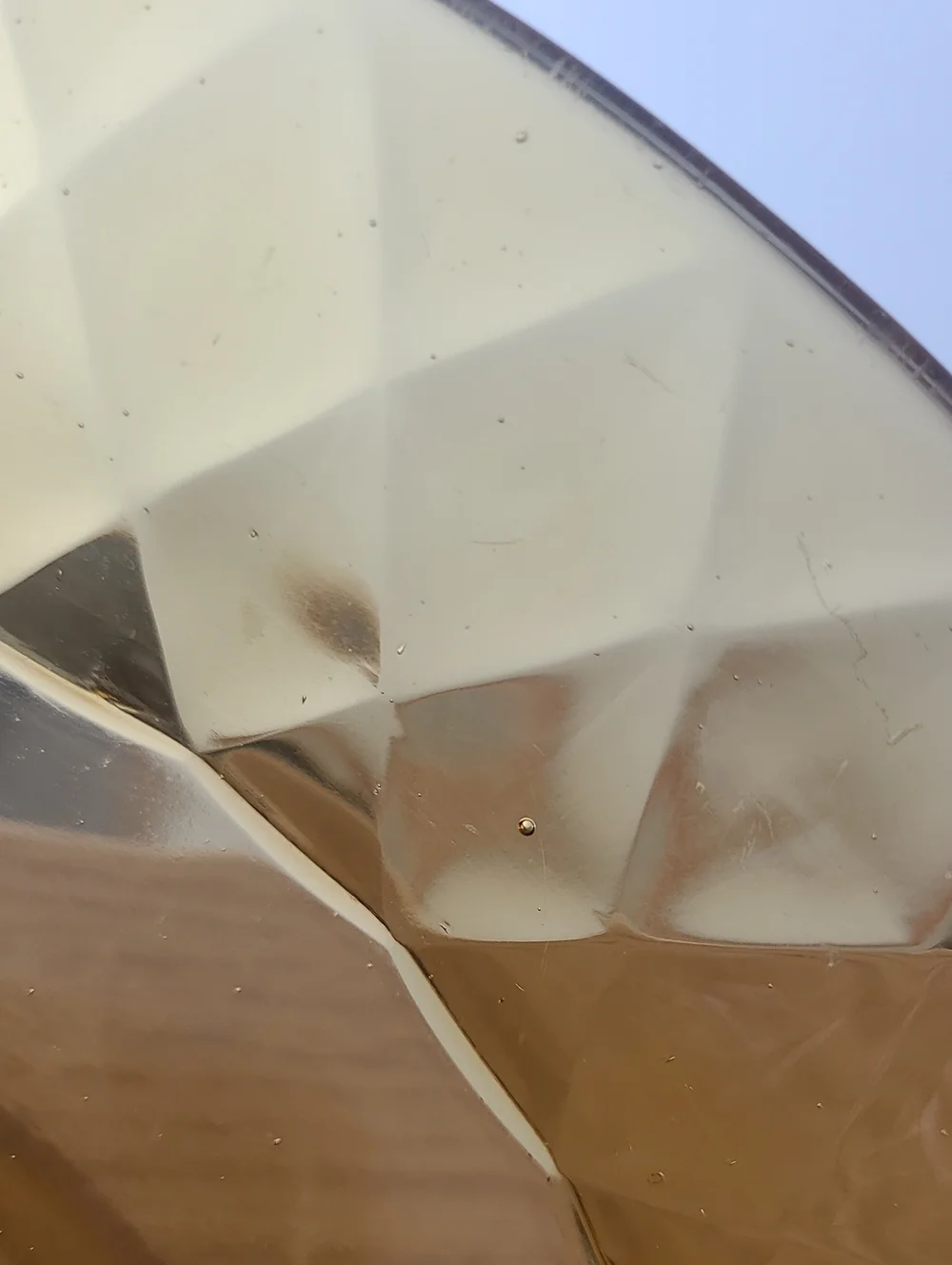 Amber Glass Pedestal Bowl - Home Dining